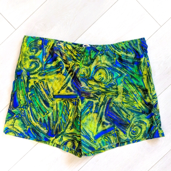 Vintage Sun Blocks Swim Trunks - Picture 1 of 11